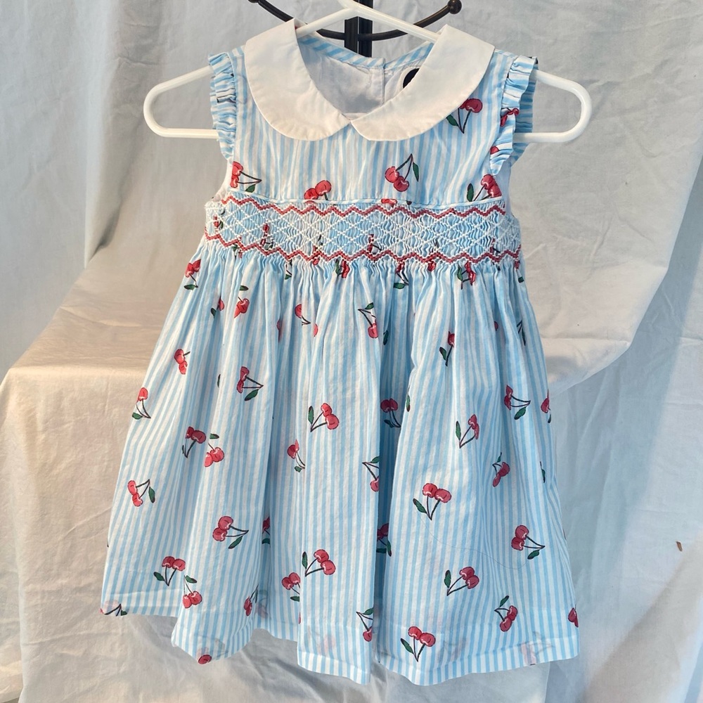 Question Everything baby girl summer dress with matching bloomers